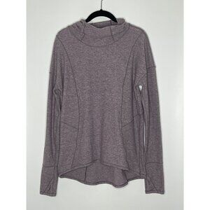 Lululemon Ready to Rulu Hooded Heathered Frosted Mulberry Purple Pullover Size M